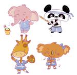 soy_osamuさんの幼稚園で使用する動物キャラへの提案