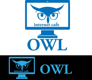 easel (easel)さんのインターネットカフェ　「OWL」のロゴへの提案