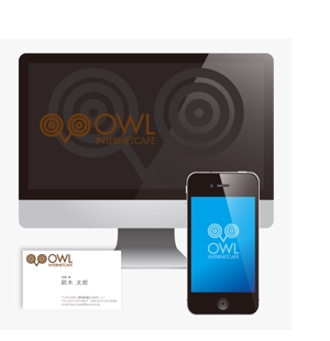 warancers (warancers)さんのインターネットカフェ　「OWL」のロゴへの提案