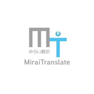 河原崎英男 (kawarazaki)さんの翻訳サービス会社「株式会社 みらい翻訳」のコーポレートロゴ制作への提案