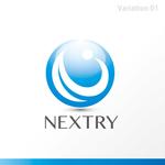 sun sun design (usafpero)さんの【工場汚水の浄化をする為の工業系薬品の製造・販売会社】『㈱NEXTRY（ネクストリー）』のロゴへの提案