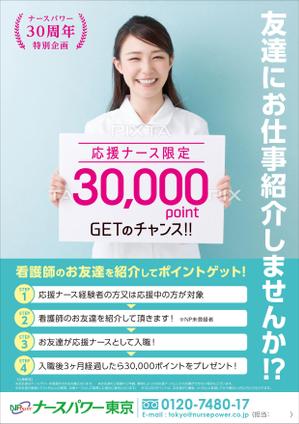 MASSPIKE (masspike)さんの看護師紹介会社のＷｅｂ用チラシ作成への提案