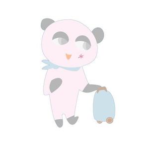 明太女子浮遊 (ondama)さんのぱんだのキャラクターデザインへの提案