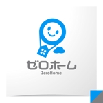＊ sa_akutsu ＊ (sa_akutsu)さんの仲介手数料無料　不動産会社　「ゼロホーム」のロゴへの提案