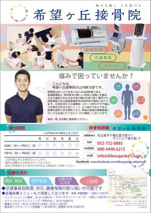 F.Kamioka (wanwan0106)さんの【接骨院】新規患者獲得の為の新聞折込チラシへの提案