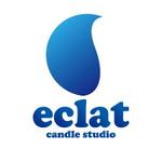 山猫デザイン (yamanoneko)さんのキャンドルスクール『candle studio eclat(エクラ)』のロゴへの提案