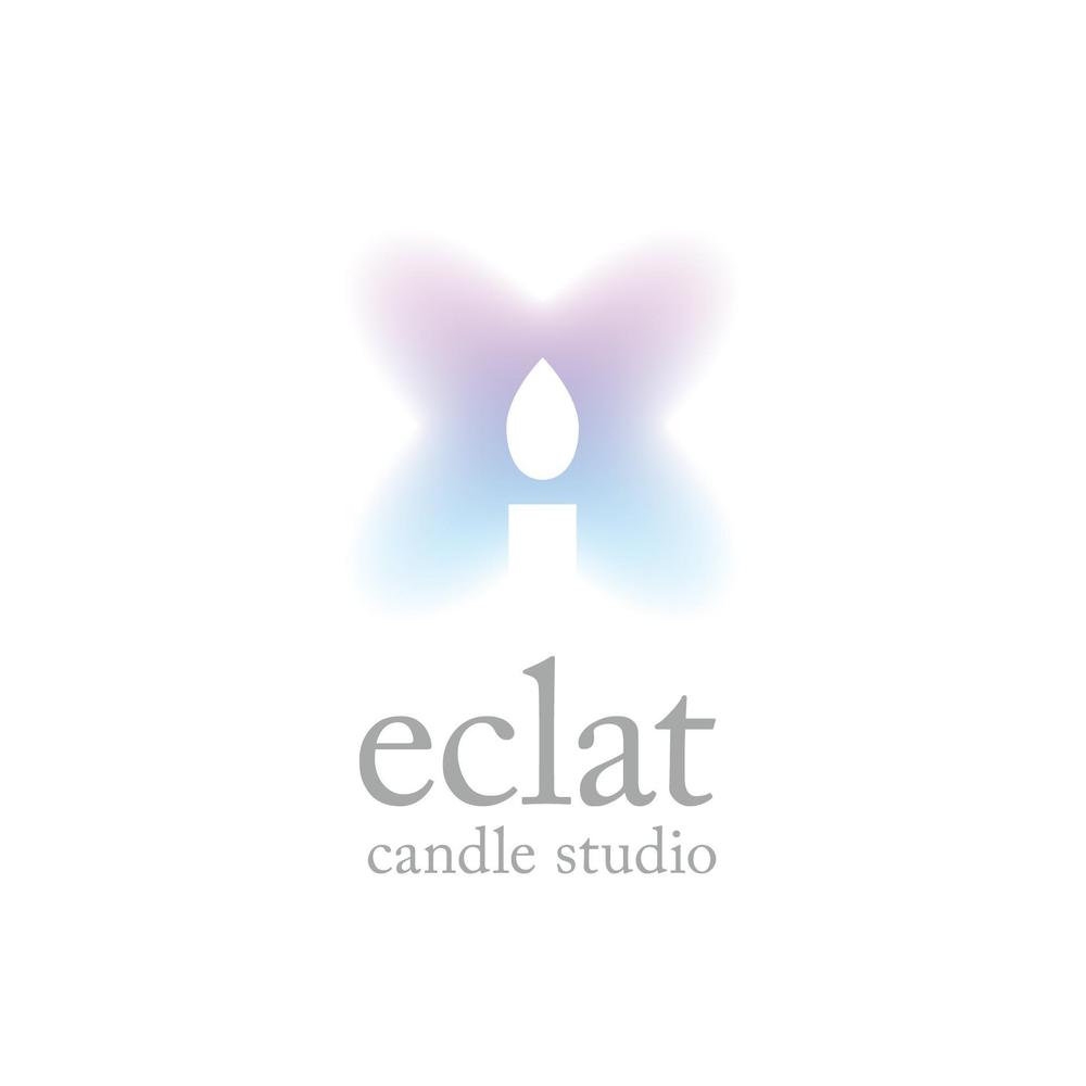 キャンドルスクール『candle studio eclat(エクラ)』のロゴ