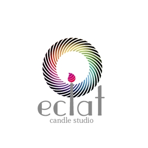 DOOZ (DOOZ)さんのキャンドルスクール『candle studio eclat(エクラ)』のロゴへの提案