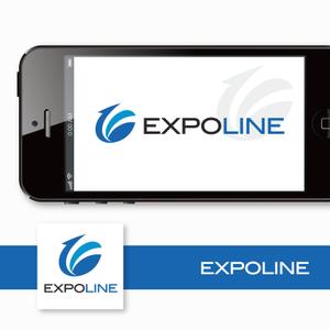 forever (Doing1248)さんの展示会×営業支援サービス「EXPOLINE」のロゴへの提案