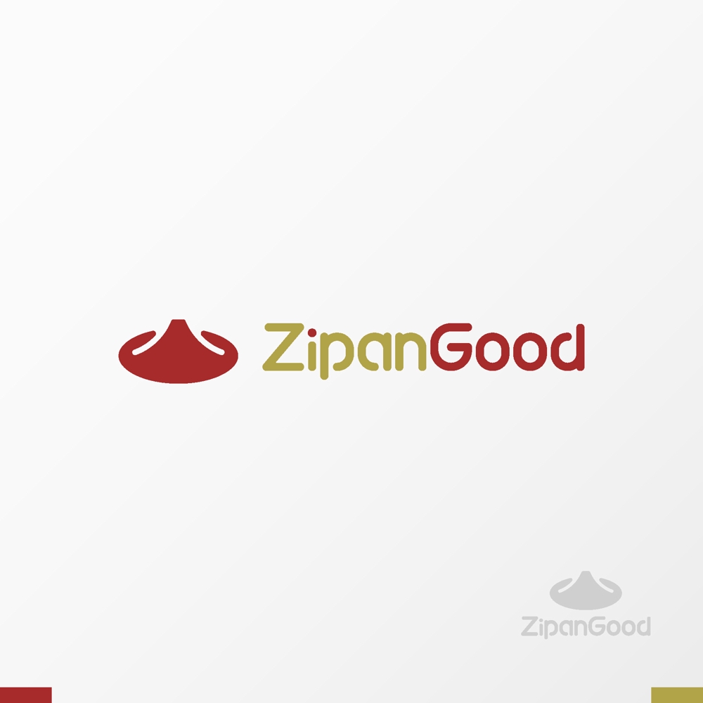 日本テーマパーク「ZipanGood」（ジパングド）のロゴ