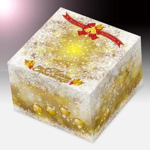 idc2011 ()さんのクリスマスケーキ用の箱の表面デザインへの提案