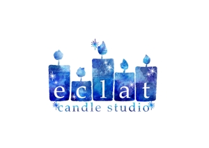 kana (navy_color)さんのキャンドルスクール『candle studio eclat(エクラ)』のロゴへの提案