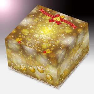idc2011 ()さんのクリスマスケーキ用の箱の表面デザインへの提案