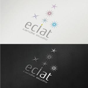 923design (m_suzuki_design)さんのキャンドルスクール『candle studio eclat(エクラ)』のロゴへの提案