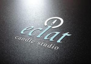 coco design (tomotin)さんのキャンドルスクール『candle studio eclat(エクラ)』のロゴへの提案