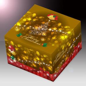 idc2011 ()さんのクリスマスケーキ用の箱の表面デザインへの提案