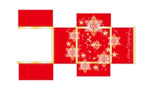 杉浦　桂子 (keikos)さんのクリスマスケーキ用の箱の表面デザインへの提案