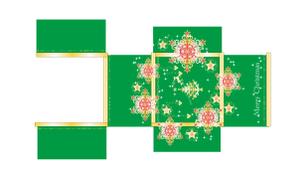 杉浦　桂子 (keikos)さんのクリスマスケーキ用の箱の表面デザインへの提案