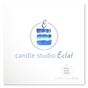 sakari2 (sakari2)さんのキャンドルスクール『candle studio eclat(エクラ)』のロゴへの提案