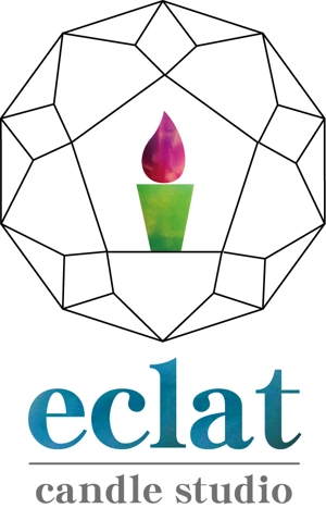 Ayu.M ()さんのキャンドルスクール『candle studio eclat(エクラ)』のロゴへの提案