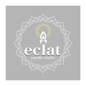 saiga 005 (saiga005)さんのキャンドルスクール『candle studio eclat(エクラ)』のロゴへの提案