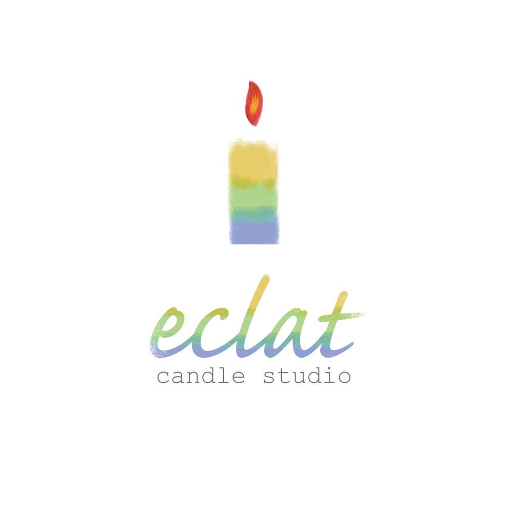 キャンドルスクール『candle studio eclat(エクラ)』のロゴ