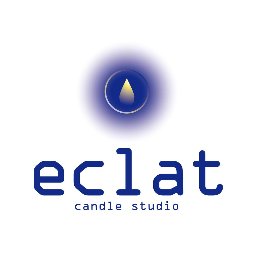 キャンドルスクール『candle studio eclat(エクラ)』のロゴ