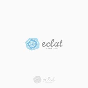 san_graphicさんのキャンドルスクール『candle studio eclat(エクラ)』のロゴへの提案