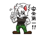 meico (meico-kanbayashi)さんの白い狼のｌｉｎｅスタンプ作成への提案