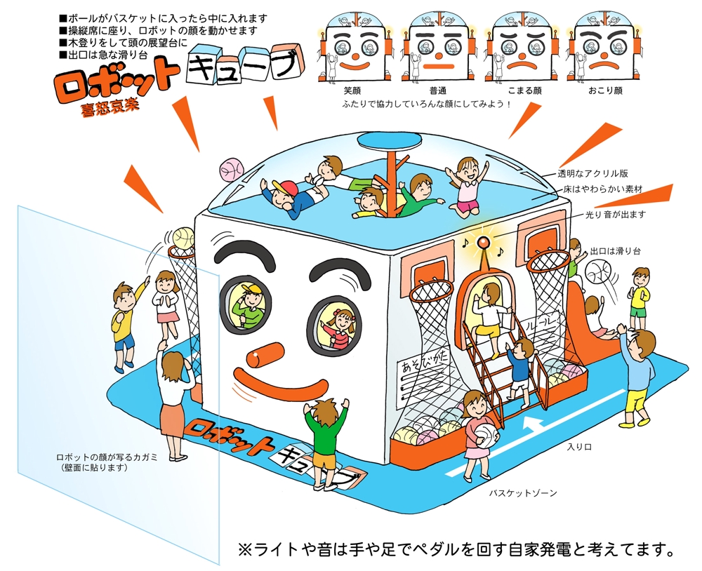 Space Objectさんの事例 実績 提案 室内 運動 遊園地の遊具 イラスト制作 Fukuyama76 クラウドソーシング ランサーズ
