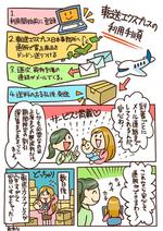 夢山イラスト (yumeyama-urue)さんの外国人専門求人サイト用の「応募から就業までの流れ」を漫画でへの提案