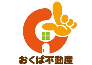 和宇慶文夫 (katu3455)さんの地元に密着した不動産営業会社「おくば不動産」のロゴへの提案