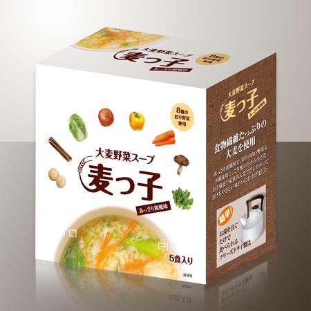 大麦野菜スープ 麦っ子 のパッケージデザインの依頼 外注 パッケージ 包装デザインの仕事 副業 クラウドソーシング ランサーズ Id