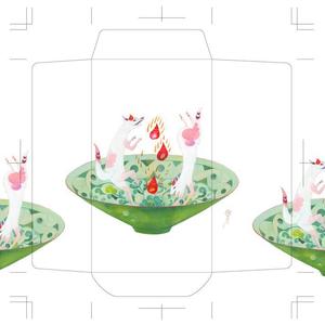 唐木みゆ ()さんのぽち袋のイラスト（手書きの和柄）への提案