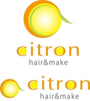 soramomoさんの美容室 『citron』 のロゴへの提案