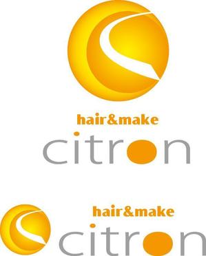 soramomoさんの美容室 『citron』 のロゴへの提案