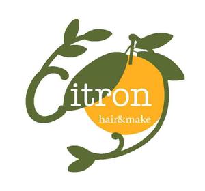 さんの美容室 『citron』 のロゴへの提案