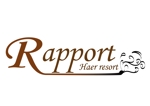 Kawa-men (Kawamen)さんの美容室「Rapport　Ｈair　Ｒesort」（ラポール　ヘア　リゾート）のロゴへの提案