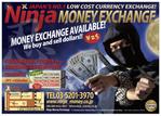 JMSK (JMSK)さんの外国人向け外貨両替　Ninja money exchange のチラシへの提案