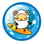 kuroi1983さんの波乗りひつじのキャラクターデザインへの提案