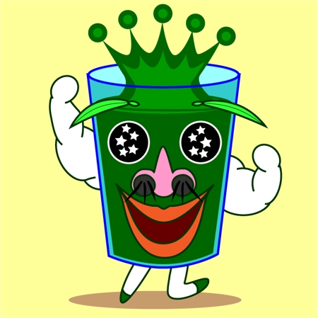 Dreamriderさんの事例 実績 提案 青汁のキャラクター依頼 キモ可愛い系を希望 青汁のキャラクター クラウドソーシング ランサーズ