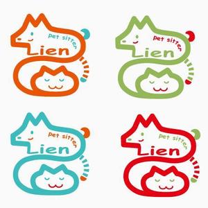 silverpenさんのペットシッター「Lien」のロゴ作成 への提案