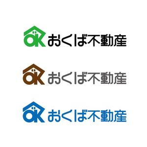 katu_design (katu_design)さんの地元に密着した不動産営業会社「おくば不動産」のロゴへの提案