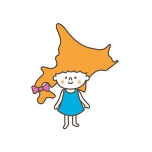 sibu (sibukawa)さんの北海道の地図をモチーフにした可愛いイラストへの提案