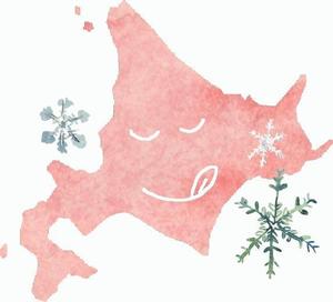 ささまきイラストレーションズ (sasanumaki)さんの北海道の地図をモチーフにした可愛いイラストへの提案