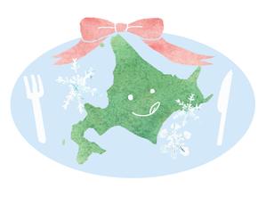 ささまきイラストレーションズ (sasanumaki)さんの北海道の地図をモチーフにした可愛いイラストへの提案