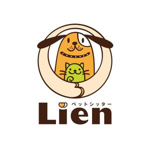 tera0107 (tera0107)さんのペットシッター「Lien」のロゴ作成 への提案