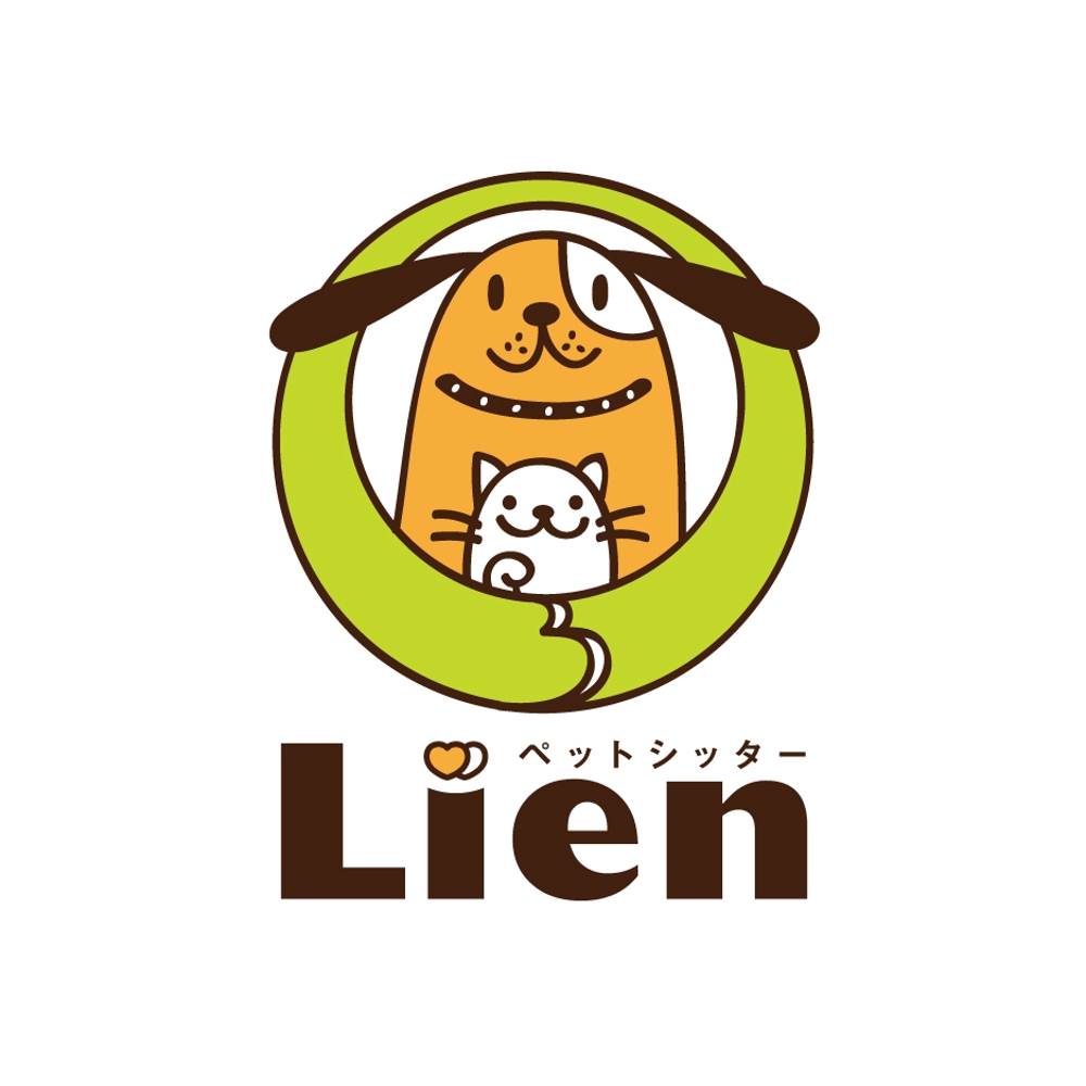 ペットシッター「Lien」のロゴ作成 