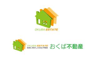 Studio_AGIRA (AGIRA_yasu)さんの地元に密着した不動産営業会社「おくば不動産」のロゴへの提案