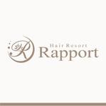 drkigawa (drkigawa)さんの美容室「Rapport　Ｈair　Ｒesort」（ラポール　ヘア　リゾート）のロゴへの提案